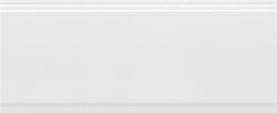 Бордюр Марсо белый матовый обрезной 30х12