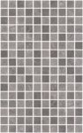 Декор Гран Пале серый мозаичный глянцевый 25х40