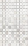 Декор Гран Пале белый мозаичный глянцевый 25х40